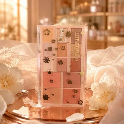 پلت سایه و رژ گونه 13 رنگی کاربردی با رنگ های پینترستی و کاربردی