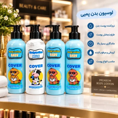 لوسیون بدن پمپی نرم و لطیف کننده پوست شما